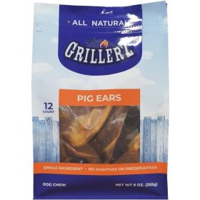Grillerz Pig Ears Dog Treat - 12 count