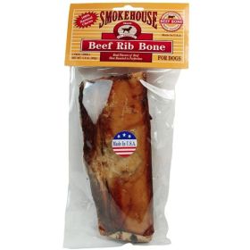 Smokehouse Beef Rib Bone Natural 6" Long Dog Treat - 1 count
