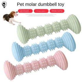 2pcs Pet Teeth Molar Toys TPR Chewing and Nibbling Dog Toothbrush Toys Teeth Grinding Teeth Tease Dog Stick dog toy (Color: Avocado green)
