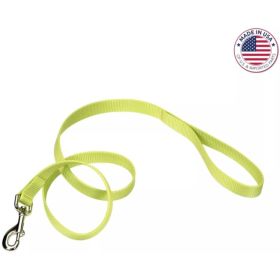 Coastal Pet Single-Ply Nylon Dog Leash Lime Green - 6 feet x 3/8"W