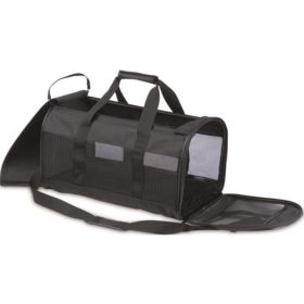 Petmate Soft Sided Kennel Cab Pet Carrier - Black - Medium - 17"L x 10"W x 10"H (Up to 10 lbs)