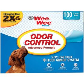Four Paws Wee Wee Pads - Odor Control - 100 Pack - (22"L x 23"W)