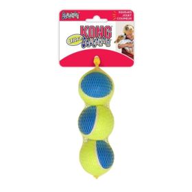KONG Ultra Squeakair Ball Dog Toy - Medium - 3 Pack - (2.5" Diameter)