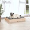 Dog Bed 24.2"x19.3"x3.5" Solid Wood Pine