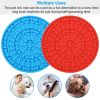 2pcs Dog Lick Pad Pet Shower Grooming Slow Feeder Dog Distraction Mat Slow Treat Dispensing Mat With Powerful Suction Cats Slow Feeder Li