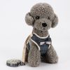 Dog Breathable Mesh Harness with Leash Pet Walking Harness with Cute Bows Adjustable Training Vest
