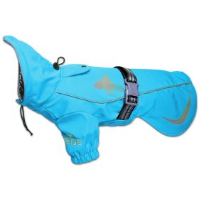 Dog Helios 'Ice-Breaker' Extendable Hooded Dog Coat w/ Heat Reflective Tech (Color: Blue)