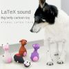 Latex sound toys for dogs; cartoon dog toy for elephants and cows; pet toy